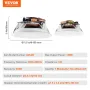 2 stk 6,5 '' Bluetooth-loftshøjttalere 150W Flush Mount