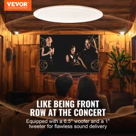 6.5 '' Bluetooth-lofthøjttalere 150W Flush Mount loft i væggen