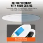 6.5" Bluetooth in Ceiling Speakers, 150W, Flush Mount Ceiling & in-Wall Speaker System with 8ΩImpedance 89dB Sensitivity, for Ho