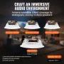 6.5" Bluetooth in Ceiling Speakers, 150W, Flush Mount Ceiling & in-Wall Speaker System with 8ΩImpedance 89dB Sensitivity, for Ho