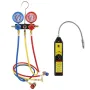 1/4 HP HVAC Vacuum Pump and Gauge Set 4 CFM Manifold Gauge Kit