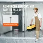 Dust Barrier Poles, 10 Ft Poles with 4 Telescoping Poles, Carry Bag, and 32.8x13.12 Ft Plastic Film, for Interior Decoration and