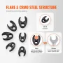 Crowfoot Wrench Set, 1/2" and 3/8" Drive 15-Piece Crows Foot Wrench Set with PP Storage Case, Metric 8-24 mm, CRMO Steel and Man