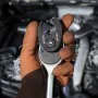 Crowfoot Wrench Set, 1/2" and 3/8" Drive 15-Piece Crows Foot Wrench Set with PP Storage Case, Metric 8-24 mm, CRMO Steel and Man