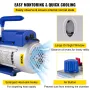 2 gallon vakuumkammer silikone ekspoxy afgasning 4CFM 1/3HP