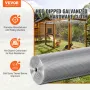Hardware Cloth, 1/4 inch 48in x 50 ft 23 Gauge, Hot Dipped Galvanized Wire Mesh Roll, Chicken Wire Fencing, Wire Mesh for Rabbit