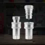 1/2" (1.3 cm) Tapered Hydraulic Couplers 1/2" (1.3 cm) NPT Skid Steer Couplers 4 Dust Caps
