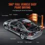 Infrared Curing Lamp, 3300W 1-60 min Timing, Auto Heating Car Curing Light with Bracket, 8.61 sq.ft Baking Area Spray Baking Boo
