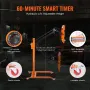 Infrared Curing Lamp, 3300W 1-60 min Timing, Auto Heating Car Curing Light with Bracket, 8.61 sq.ft Baking Area Spray Baking Boo