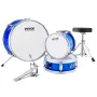 Kids Drum Set, 3-Piece, 14 in Beginner Drum Set with Adjustable Throne Cymbal Pedal Two Pairs of Drumsticks, 8" Tom Drum 10" Sna