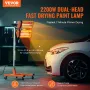 2200W High Power Infrared Paint Curing Lamp til auto -tørring