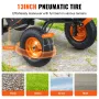 Poly Garden Dump Cart Heavy-duty Yard Carts and Wagons 1500 lbs/680.4 kg 13"/33 cm Tires