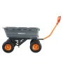 Poly Garden Dump Cart Heavy-duty Yard Carts and Wagons 1500 lbs/680.4 kg 13"/33 cm Tires