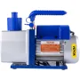 Single Stage Vacuum Pump Rotary Vane 7CFM 1/2HP Deep HVAC