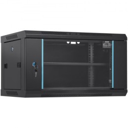 6U Wall Mount Network Server Cabinet, 15,5 '' Deep, Server Rack Cabinet -kabinet, 200 lbs max. Jordmonteret