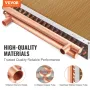 20 "x 20" varmeveksler vand til luft 3-række 3/8 "kobberporte