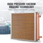 20"x 20"/50.8 x 50.8 cm Heat Exchanger Water to Air 3-Row 3/8"/ 1 cm Copper Ports 242 Fins