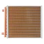 20"x 20"/50.8 x 50.8 cm Heat Exchanger Water to Air 3-Row 3/8"/ 1 cm Copper Ports 242 Fins