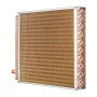 20 "x 20" varmeveksler vand til luft 3-række 3/8 "kobberporte