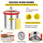Vacuum Chamber with Pump Vacuum Chamber Kit 5 Gal/18.9 L 5CFM 1/3HP Single Stage