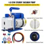 AC Vacuum Pump Manifold Gauge Set 4,8 CFM 5pa HVAC Vacuump Pump
