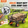 Havevogn Kraftige metalvogne og -vogne 400 lbs lastning