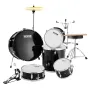 Adult Drum Set, 5-Piece, 22 inches Complete Full Size Drum Kit with Bass Toms Snare Floor Drum Adjustable Throne Stands Cymbal H