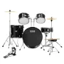 Adult Drum Set, 5-Piece, 22 inches Complete Full Size Drum Kit with Bass Toms Snare Floor Drum Adjustable Throne Stands Cymbal H