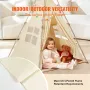 Kids Play Tent Teepee Tent for Kids Foldable Toddler Tent with Mat and Bag
