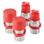 1/2 "Flat ansigt Hydrauliske koblinger 1/2" NPT SKID STEMÆRKNING