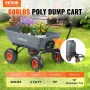 Poly Havevogn Kraftige Havevogne og Vogne 4 cu.ft 600 lbs