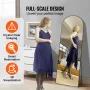 Buet i fuld længde spejl 65 '' x 22 '' fuld kropsspejl stående