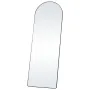 Arched Full Length Mirror, 65" x 22", Large Free Standing Leaning Hanging Wall Mounted Floor Mirror with Stand Aluminum Alloy Fr