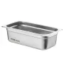 6 Pack 1/3 Size Hotel Pans Steam Table Pan Rustfrit stål 4 "dyb