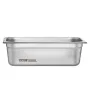 6 Pack 1/3 Size Hotel Pans Steam Table Pan Rustfrit stål 4 "dyb