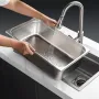6 Pak i fuld størrelse hotelpaner Steam Table Pan Rustfrit stål