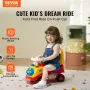 Ride On Push Car for Toddlers, Ages 1-3, Ride Racer, Sit to Stand Toddler Ride On Toy, Classic Kids Ride On Car with Music Steer