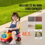 Ride On Push Car for Toddlers, Ages 1-3, Ride Racer, Sit to Stand Toddler Ride On Toy, Classic Kids Ride On Car with Music Steer