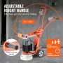 Concrete Floor Grinder 10"/25.4 cm Walk-Behind Polisher 3.0HP Adjustable Machine