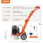 Betongulvgulle 10 "Walk-Behind Polisher 3.0 hk Justerbar maskine