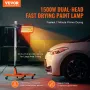 1500W High Power Infrared Paint Curing Lamp til auto -tørring