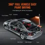 1500W High Power Infrared Paint Curing Lamp til auto -tørring