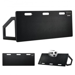 Fodbold rebounder board, 45 "x18" bærbar fodboldvæg med 2 vinkler rebound, sammenfoldelig HDPE -kickback -rebound -bestyrelse,