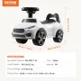 Ride On Push Car for Toddlers, Ages 1-3, Ride Racer, Sit to Stand Toddler Ride On Toy, Classic Kids Ride On Car with Music Steer