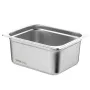 6 Pack 1/2 Size Hotel Pans Steam Table Pan Rustfrit stål 6 "Dybt