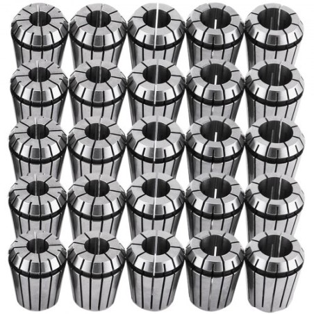 25 pcs Collet Set ER32 Collet Chuck 1/16 tommer-3/4 tommer Holder Spring Collet Set til CNC Engraving Machine & Maling
