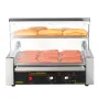 Elektrisk 30 hotdog 11 rulle grill komfurmaskine backsplash