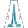 Aerial Yoga Frame & Yoga Hammock, 9.67 ft Height Professional Yoga Swing Stand Comes with 13.1 Yards Aerial Hammock, Max 551.15