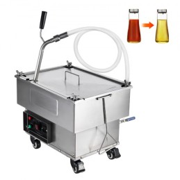 Mobil friturefilter, 18L olietankkapacitet, oliefiltreringssystem med 10 l/min oliefiltreringshastighed, mobil stegende olie