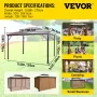 Terrassepavillon 10x12 fod hårdtoppavillon pavillon med